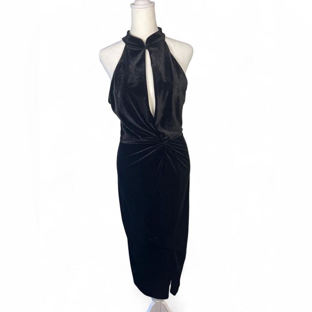 DO+BE Black Backless Halter Dress